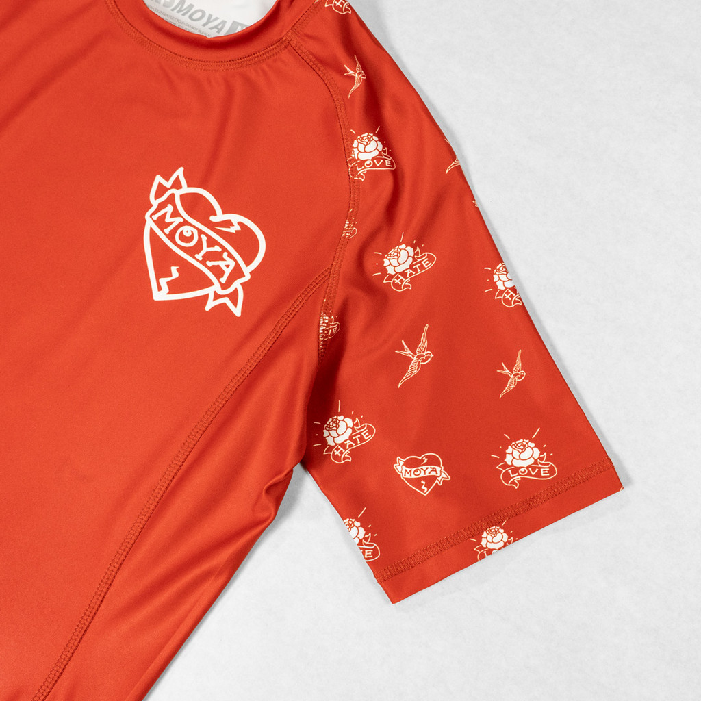 Рашгард MOYA LOVE X HATE RED