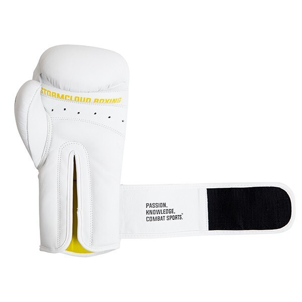 Боксерские перчатки StormCloud Boxing Pro белые