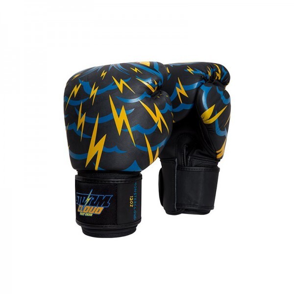 Перчатки Muay Thai Blizzard Monstercloud чёрные