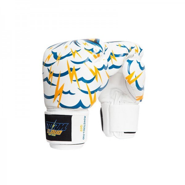 Перчатки Muay Thai Blizzard Monstercloud белые