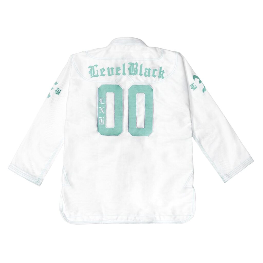 Кимоно Level x Black POWERTRIP V2 белое