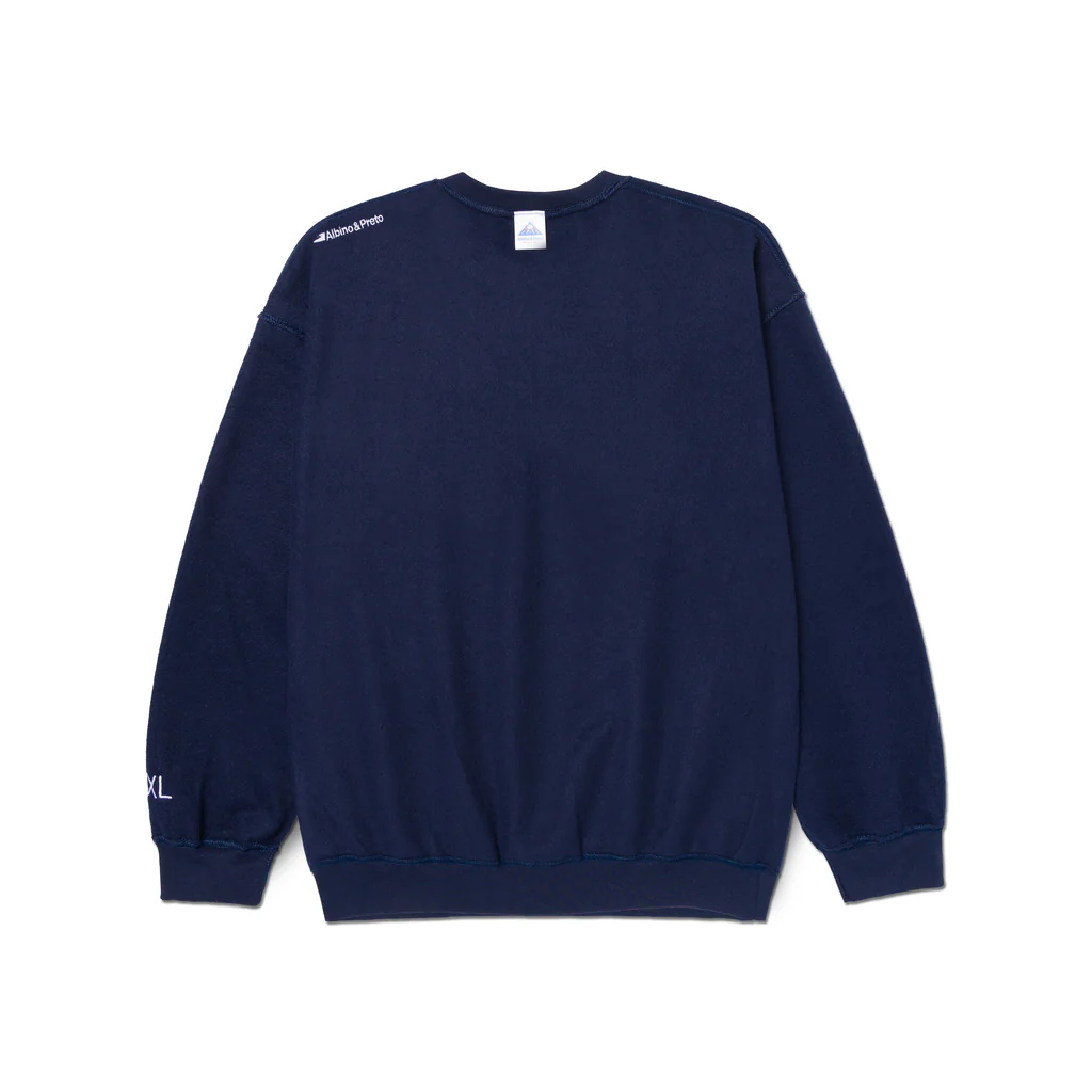 Свитшот Albino & Preto REVERSE CREWNECK NAVY