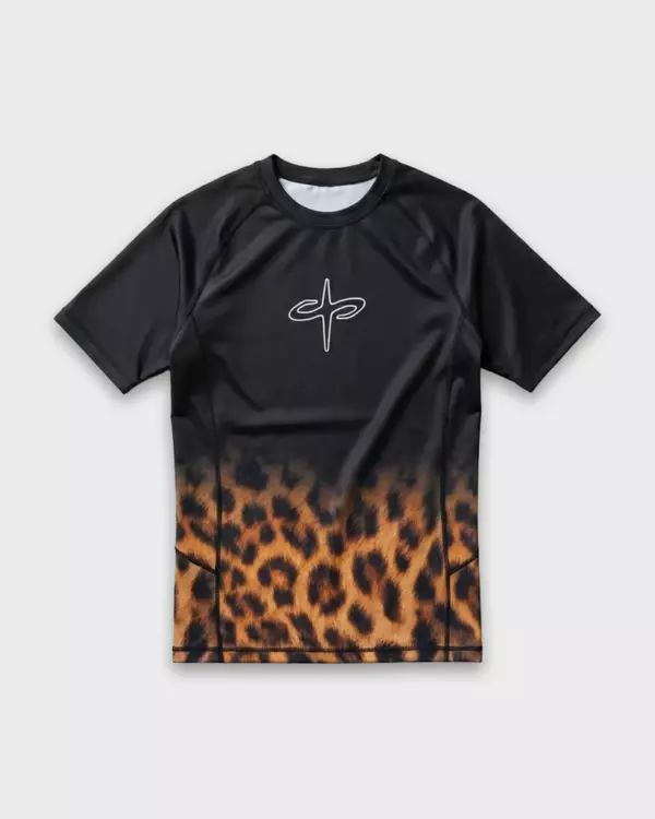Рашгард SANTA STUDIO SUBMISSION - Cheetah Black