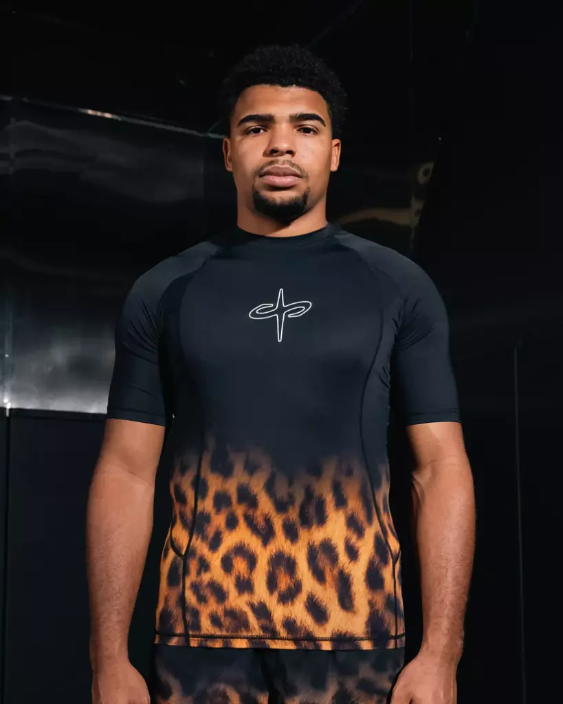 Рашгард SANTA STUDIO SUBMISSION - Cheetah Black