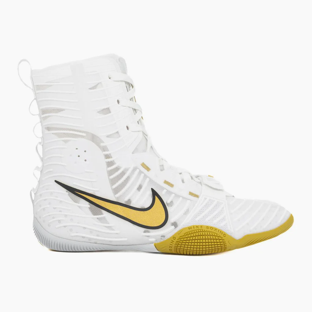 Боксёрки Nike Hyperko 3 бело-золотые