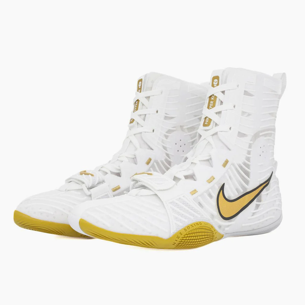 Боксёрки Nike Hyperko 3 бело-золотые