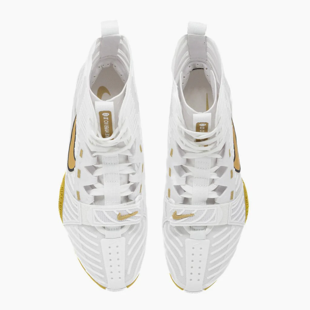 Боксёрки Nike Hyperko 3 бело-золотые