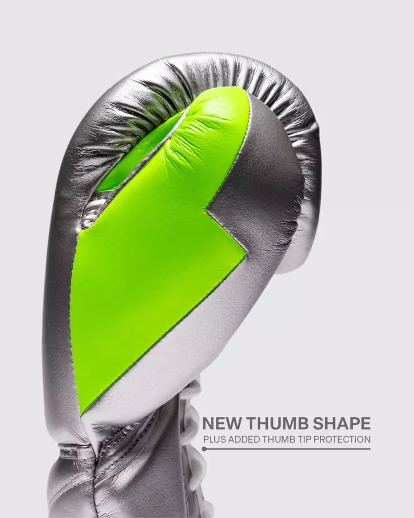 Боксёрские перчатки Fly SUPERLACE PRO X 2 GLOVES Silver/Neon