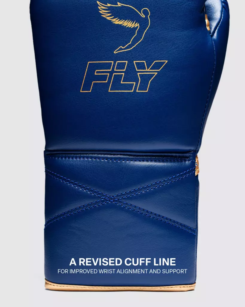 Боксёрские перчатки Fly SUPERLACE PRO X 2 GLOVES - Space Blue/Gold