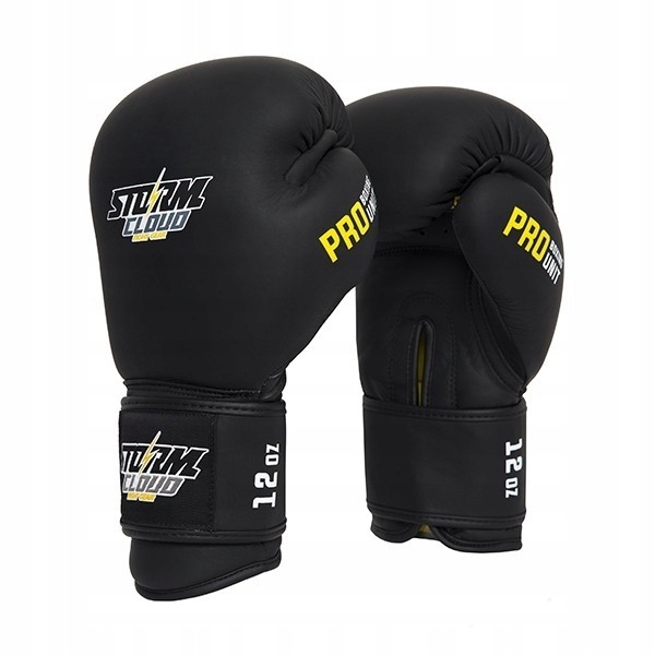 Боксерские перчатки StormCloud Boxing Pro чёрные