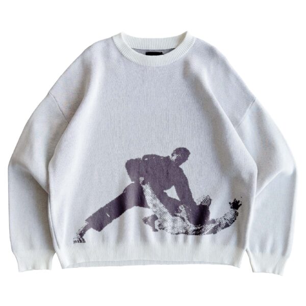 Свитер MORI BOUND - Practitioners Knitted White