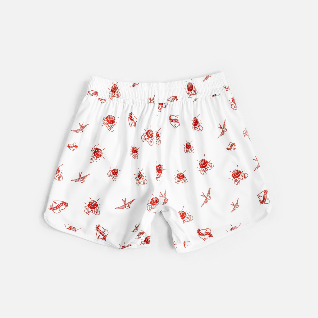 Шорты MOYA LOVE X HATE WHITE