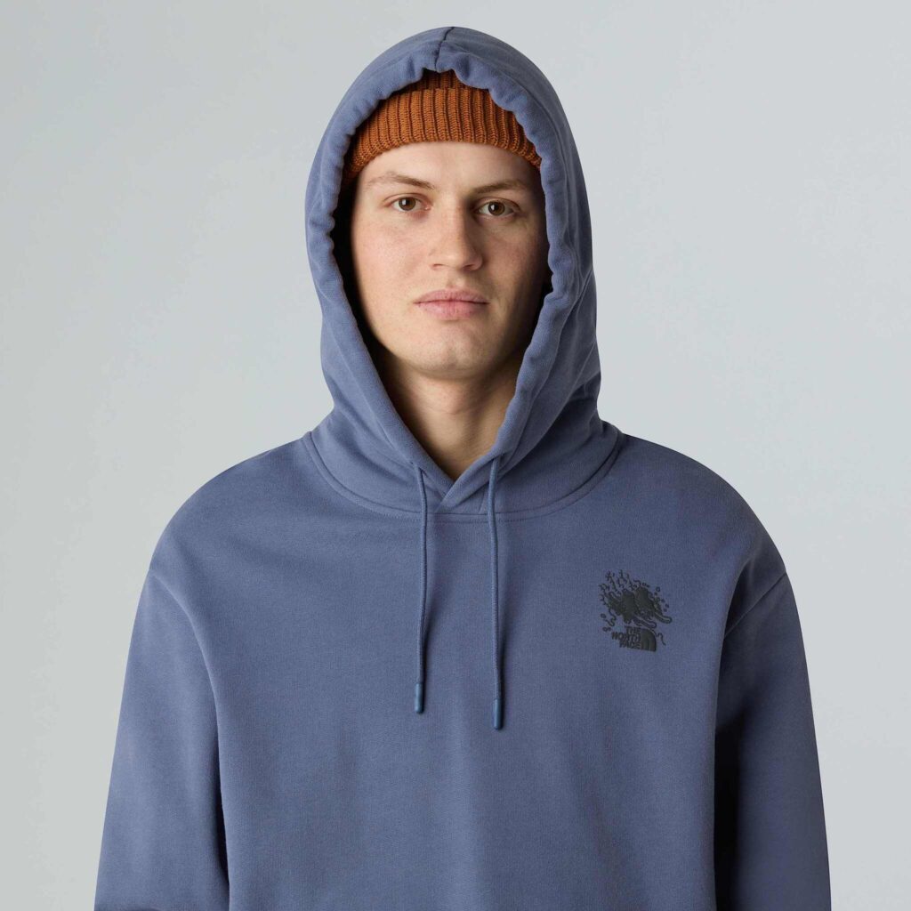 Худи The North Face Powder Days сине-фиолетовая