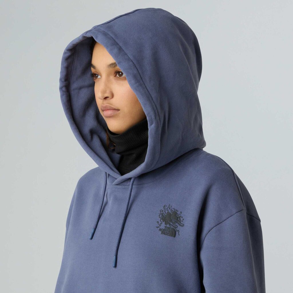 Худи The North Face Powder Days сине-фиолетовая