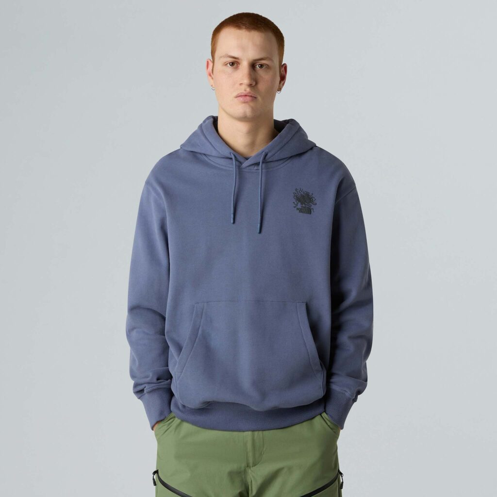 Худи The North Face Powder Days сине-фиолетовая
