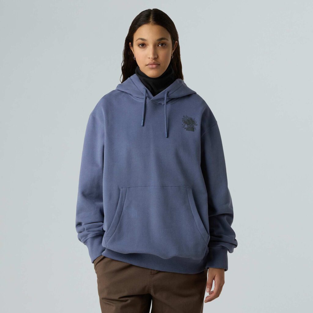 Худи The North Face Powder Days сине-фиолетовая