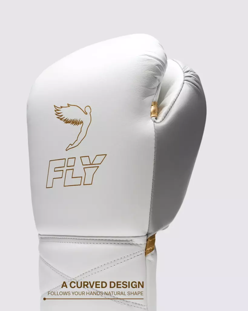 Боксёрские перчатки Fly SUPERLACE PRO X 2 GLOVES - White/Grey/Gold