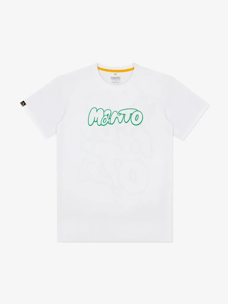 Футболка MANTO BUBBLE - белая