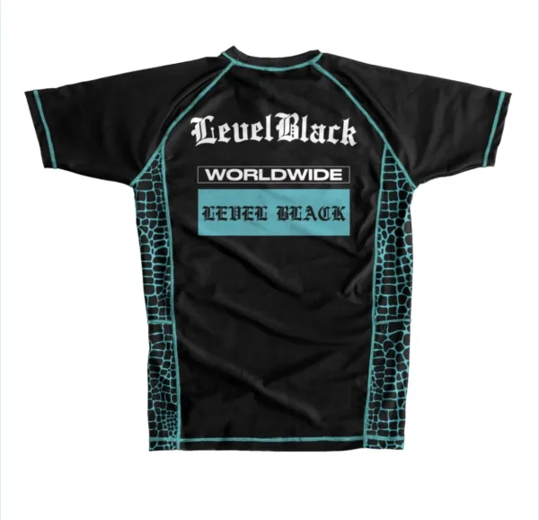 Рашгард Level x Black TEAL PYTHON Black