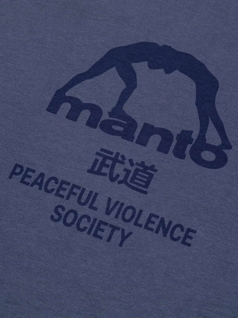 Футболка MANTO SOCIETY - темно синяя