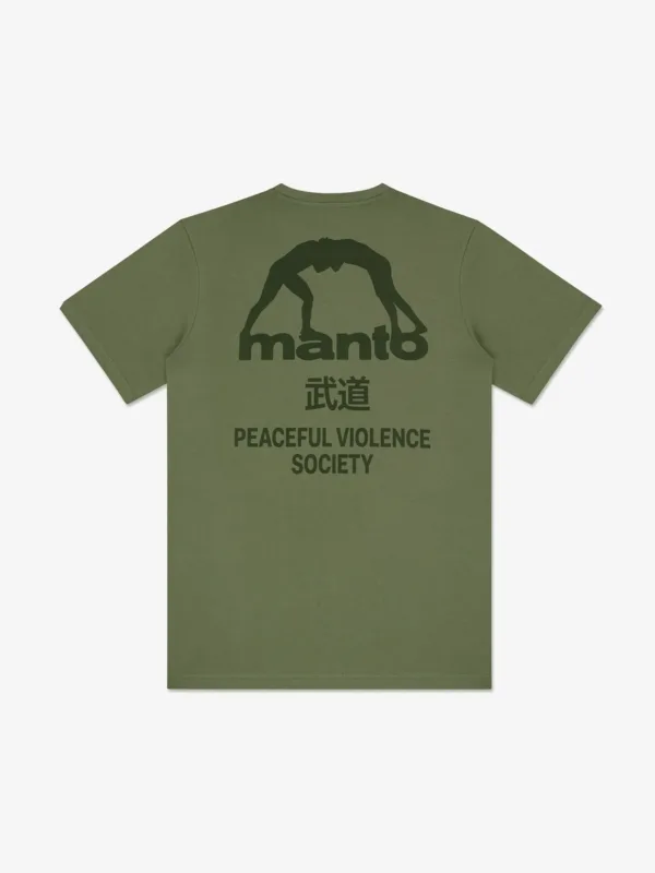 Футболка MANTO SOCIETY хаки