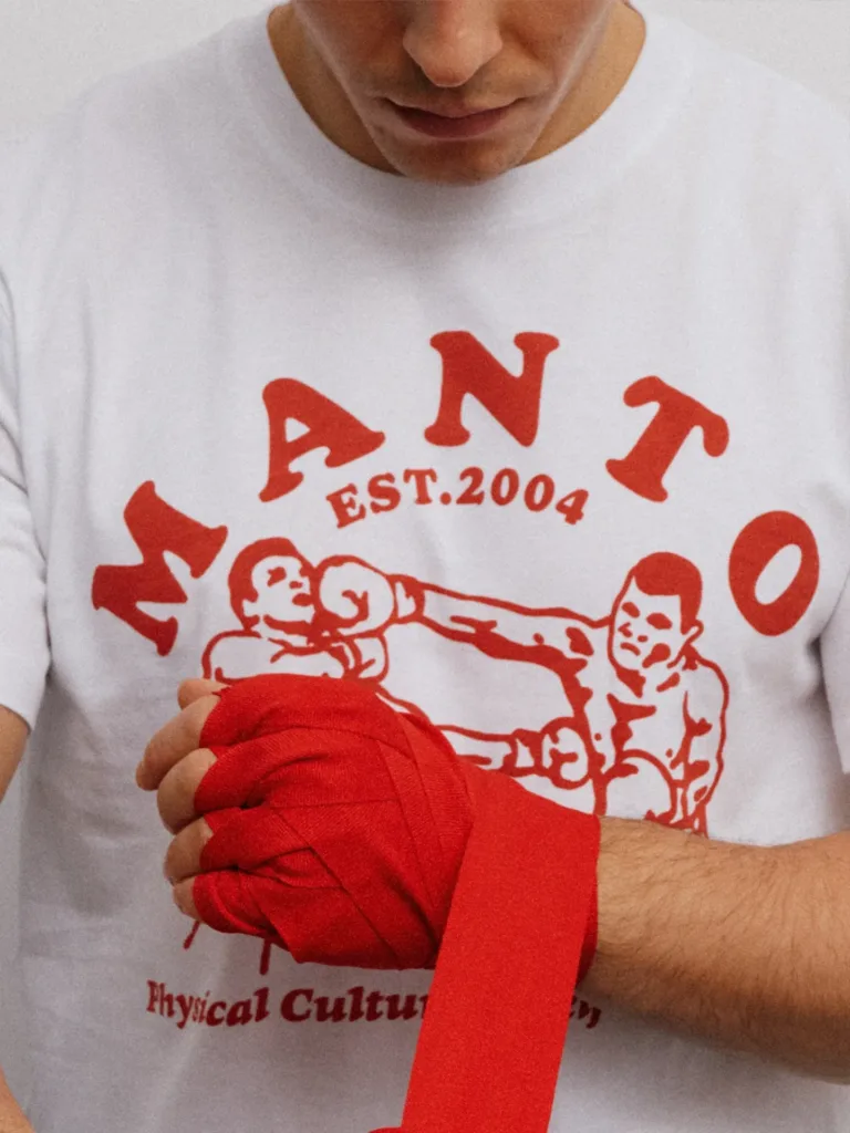 Футболка MANTO BOXEO белая