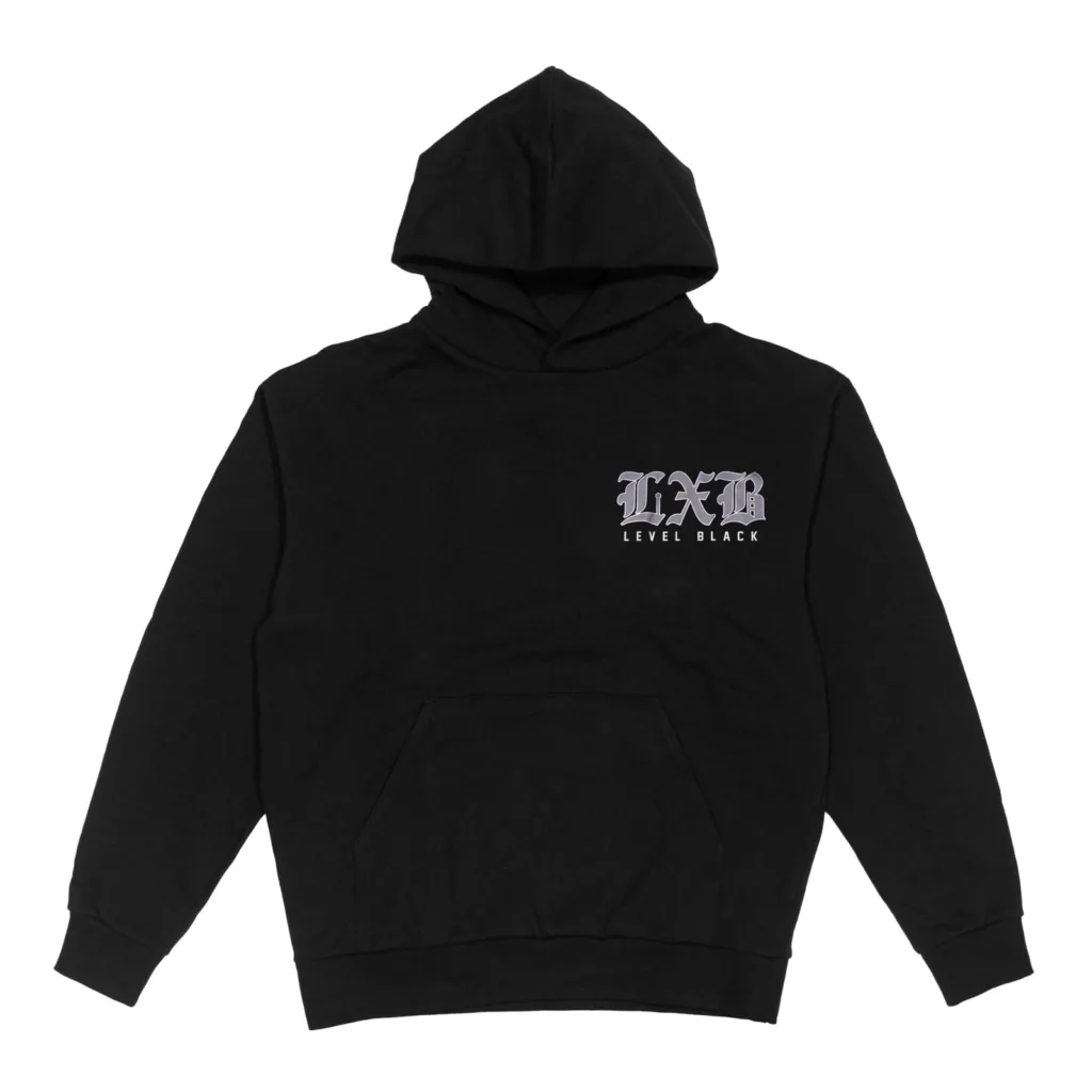 Худи Level x Black  Steel Gray Ultra Premium