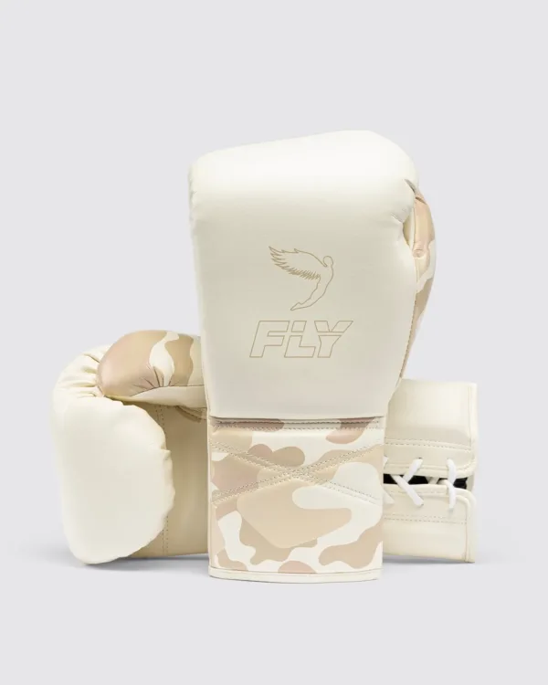 Боксёрские перчатки Fly Superlace X Gloves - Desert Camo/Ivory