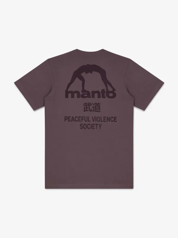 Футболка MANTO SOCIETY бордовая