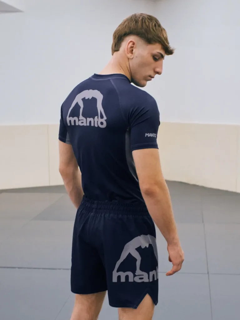 Шорты MANTO LOGO DUAL - синие