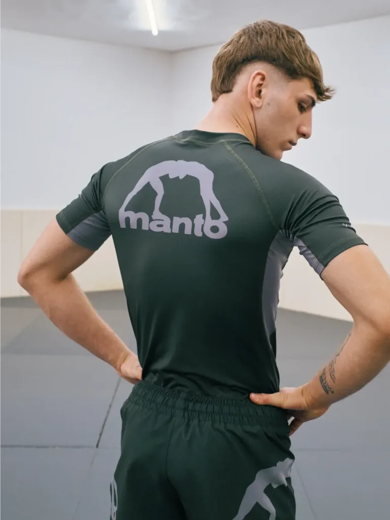 Рашгард MANTO LOGO DUAL - зелёный