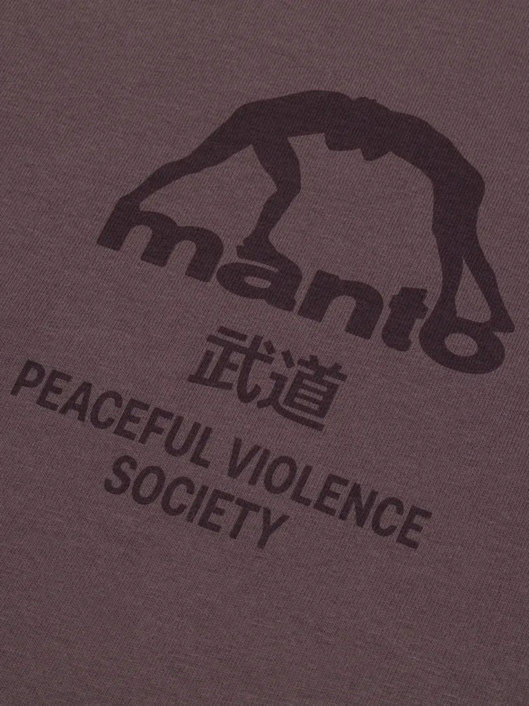 Футболка MANTO SOCIETY бордовая