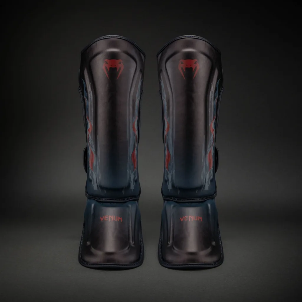 Шингарды Venum Demon Shin Guards - Black/Grey