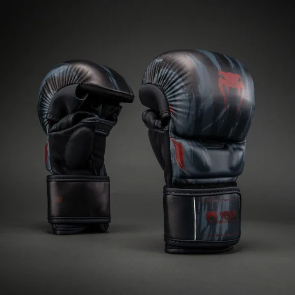 Спарринговые перчатки Venum Demon - Black/Grey