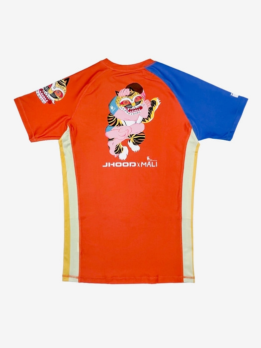 Рашгард Jhood x MALI Collaboration - Solar Orange