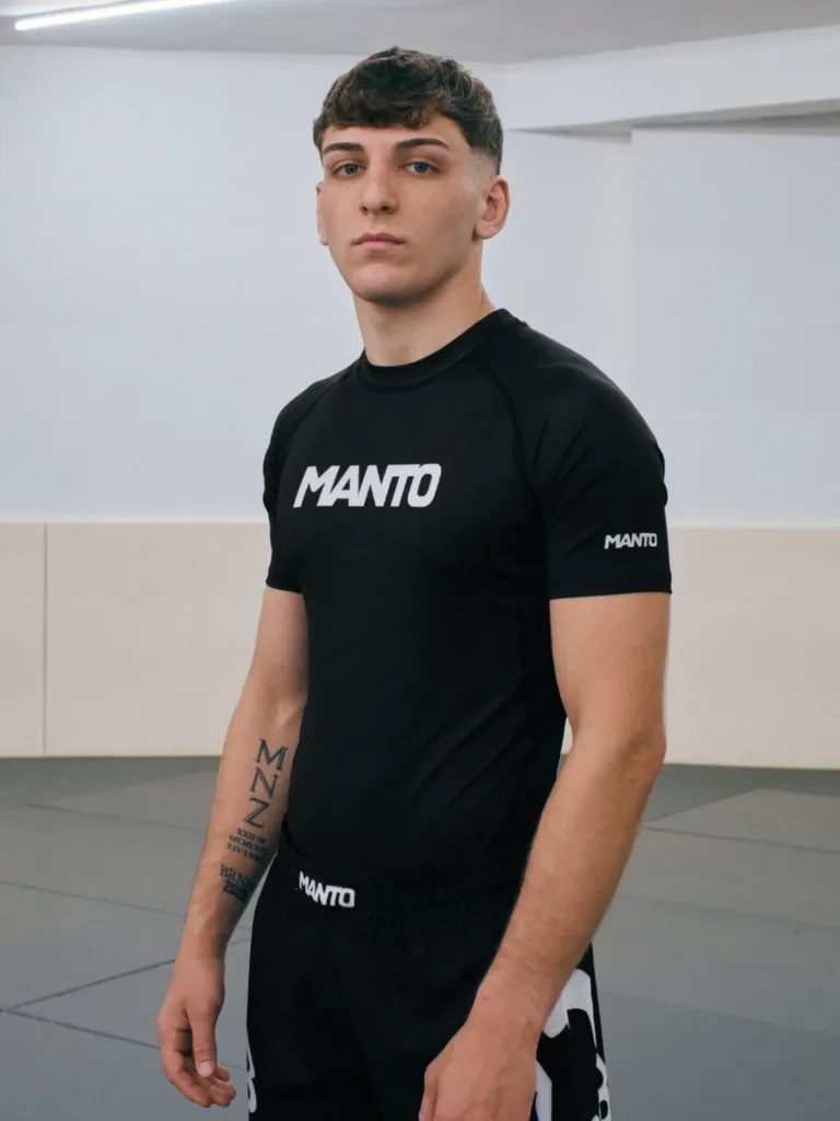 Рашгард MANTO LOGO DUAL - чёрный