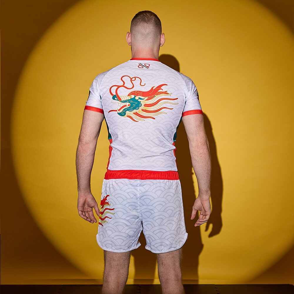 Rollbiss Рашгард White Year Of The Dragon BJJ