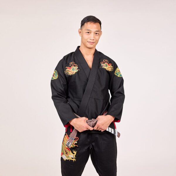 Rollbiss Кимоно Black Year Of The Dragon BJJ
