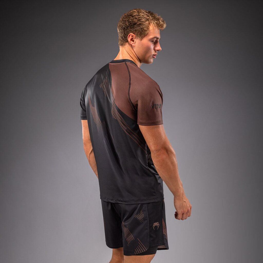 Футболка Venum No- 6.0 Dry Tech - Black/Brown