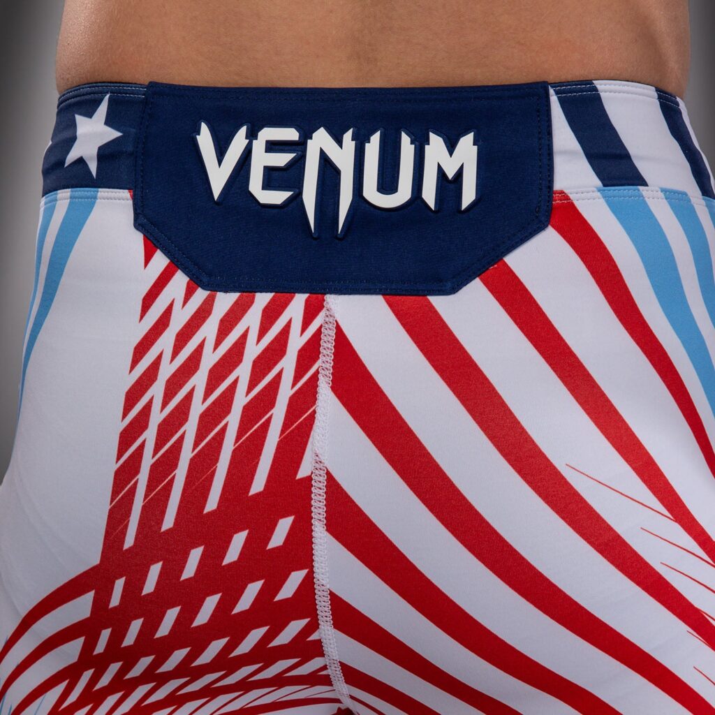 Шорты Men's Official UFC Freedom 250 by Venum White Authentic Fight Night Vale Tudo