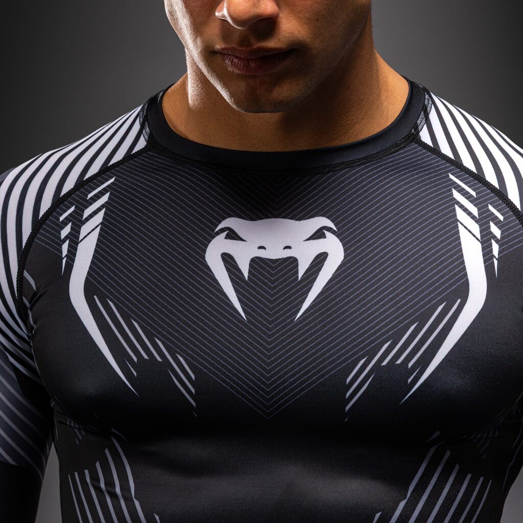 Рашгард Venum No-Gi 6.0 Long Sleeve - Black/White