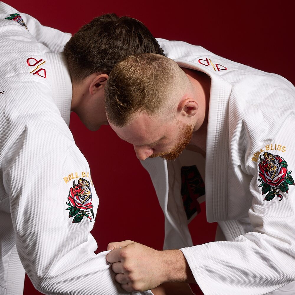 Rollbiss Кимоно White Forbidden Garden BJJ