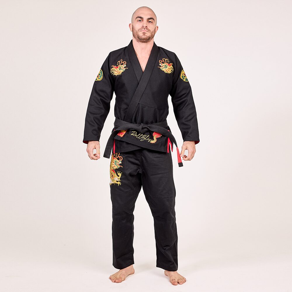 Rollbiss Кимоно Black Year Of The Dragon BJJ
