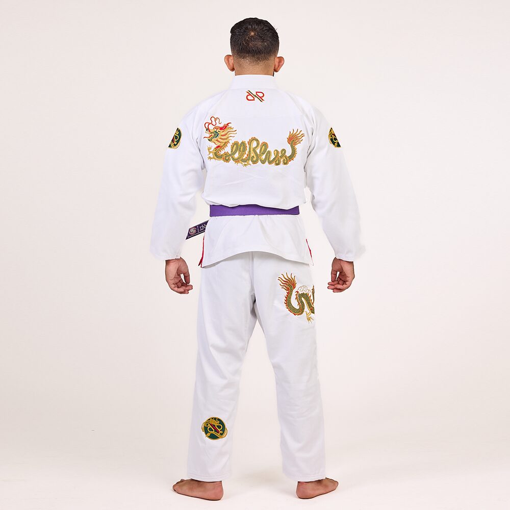 Rollbiss Кимоно White Year Of The Dragon BJJ