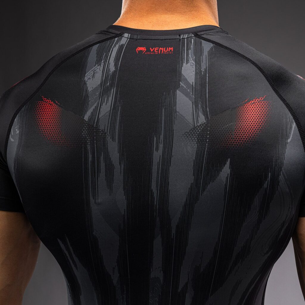 Рашгард Venum Demon Short Sleeve - Black/Grey