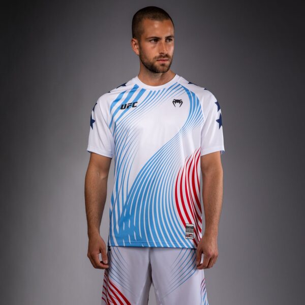 Футболка Men's Official UFC Freedom 250 by Venum White Authentic Fight Night Walkout Jersey