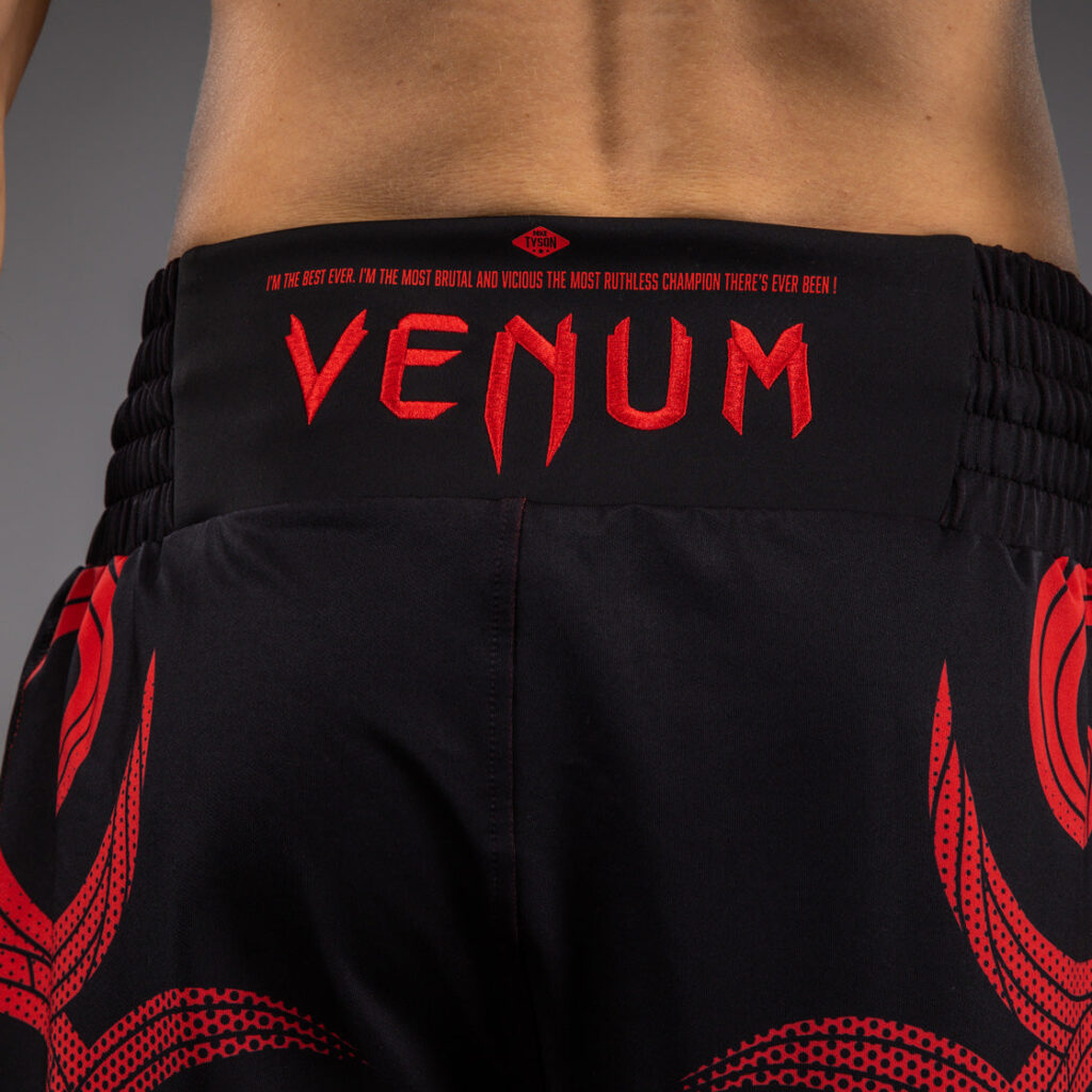 Шорты Venum x Mike Tyson Tiger Boxing - Deep Black/Intense Red