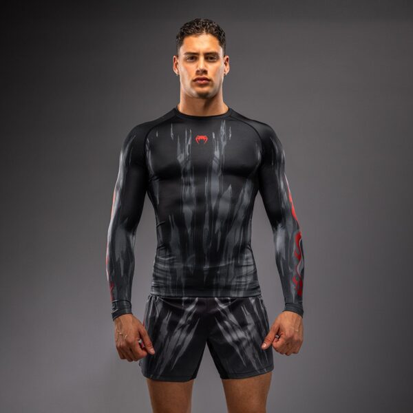 Рашгард Venum Demon Long Sleeve - Black/Grey