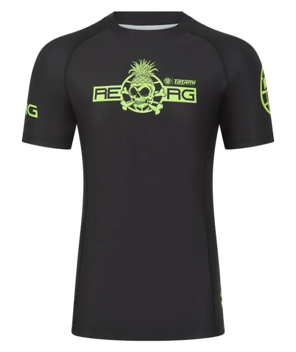 Рашгард TATAMI Reorg The World - Black & Neon Green