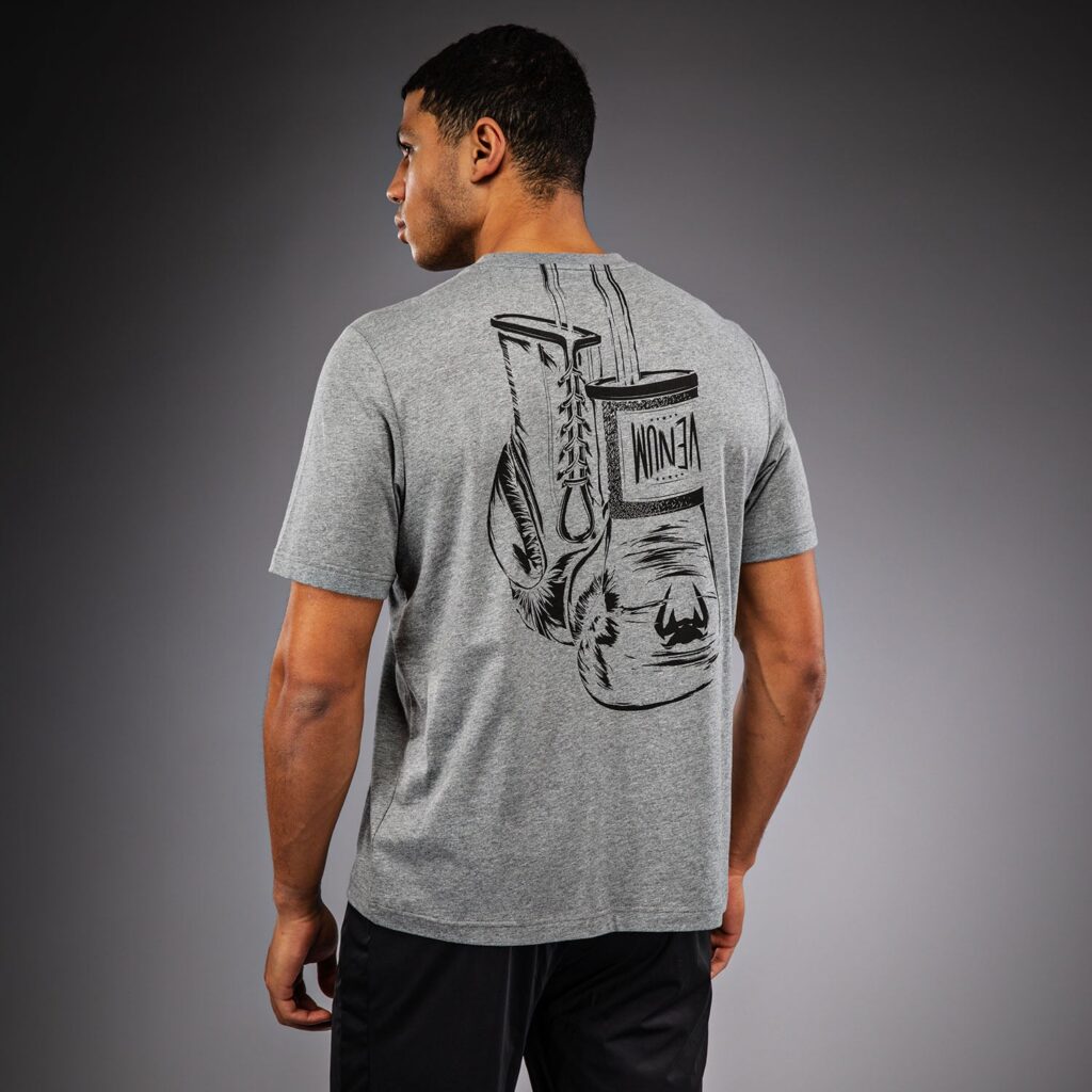 Футболка Venum Fight Icon Cotton - Light Heather Grey